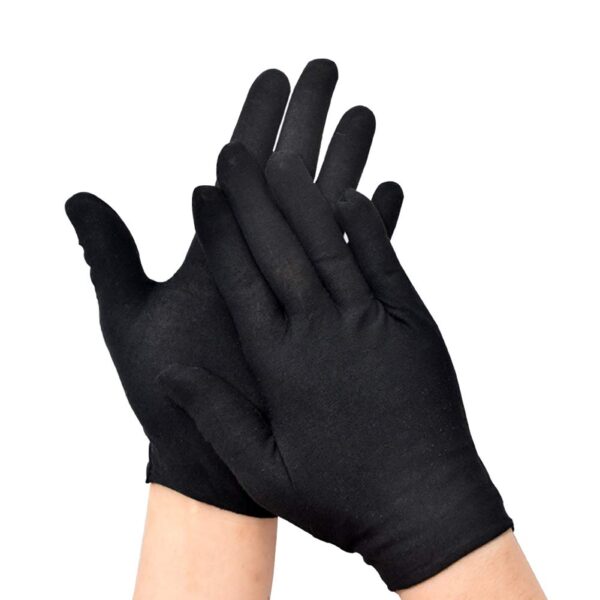 Black Jewellery Hand Gloves
