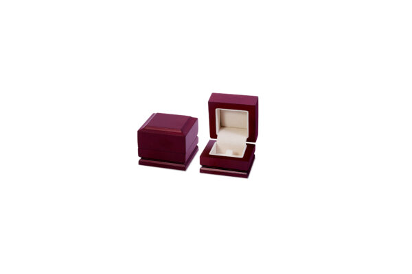 JW 301 Wooden Ring Box - Beige