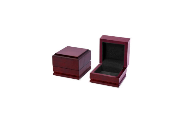 JW 304/2 Wooden Ring Box - Black