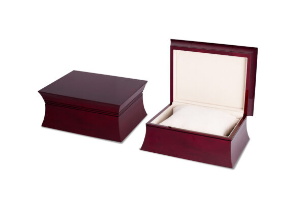 JW 635/W4 Wooden Bangle Box With Small Pillow - Beige